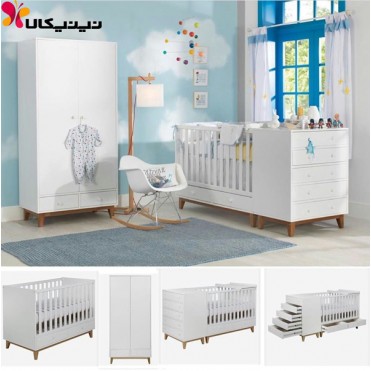 سرویس خواب نوزاد آمیسا مدل کاترین