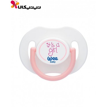 پستانک ارتودنسی 0-6 ماه wee baby-وی بیبی مدل درب دار