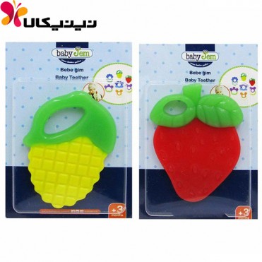 دندانگیر و خنک کننده لثه نوزاد بی بی جم BabyJem طرح میوه