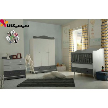 سرویس خواب نوزاد آمیسا مدل پارسیان