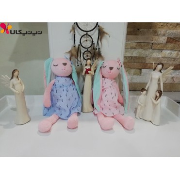 عروسک پولیشی خرگوش مدل چشم بسته