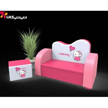 کاناپه دو نفره اتاق کودک و نوجوان مدل دخترانه