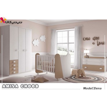 سرویس خواب نوزاد آمیسا مدل دنا