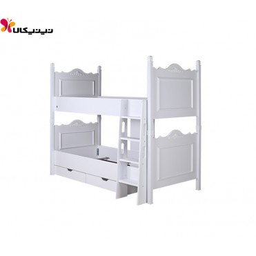 تخت خواب دو طبقه آپادانا مدل کویین 