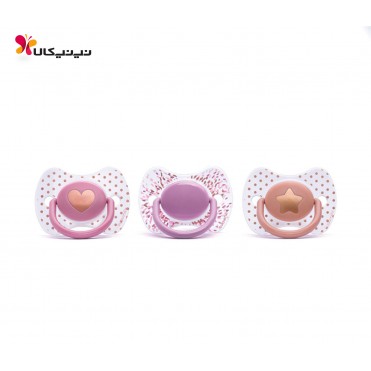 پستانک لوکس 0-4 ماه سواوینکس-Suavinex کد 302282 دخترانه