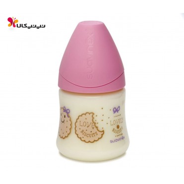 شیشه شیر  150 میل  0 تا 6 ماه سواوینکس-Suavinex کد 3800141 دخترانه