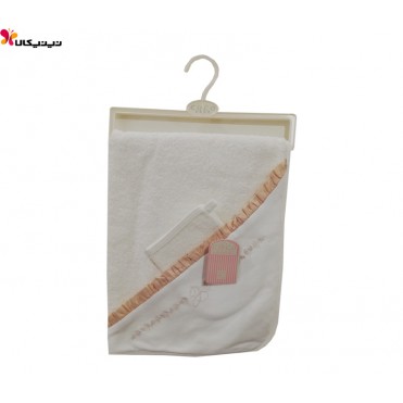 ست 2 تکه حوله نوزادی Coco bebe کد 5288