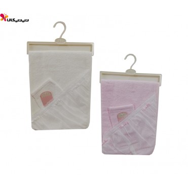 ست 2 تکه حوله نوزادی Coco bebe کد 5290