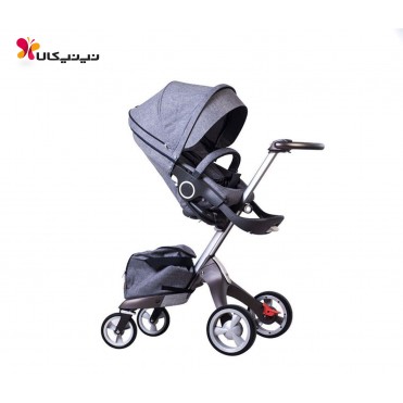 سرویس کالسکه و کریر دوکس ب ب-Doux Bebe مدل  Stokke Xplory نوک مدادی