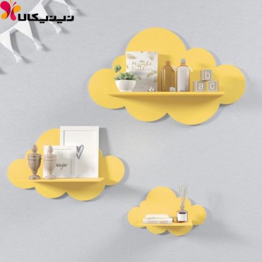 شلف و جاعروسکی اتاق کودک آمیسا مدل ابر