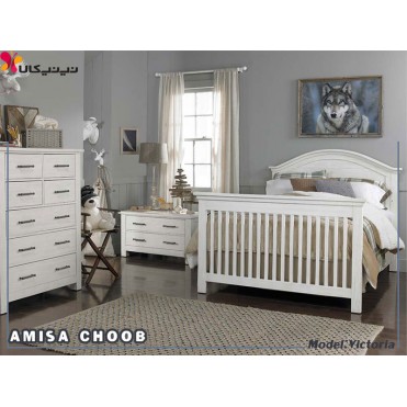 تخت خواب نوجوان آمیسا مدل ویکتوریا