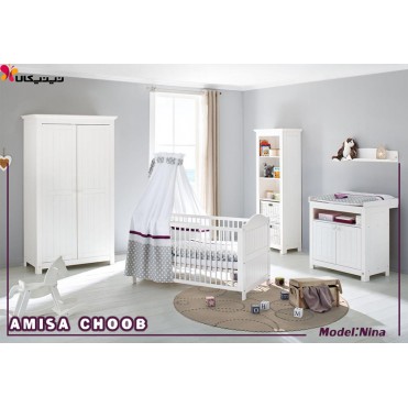 سرویس خواب نوزاد آمیسا مدل نینا