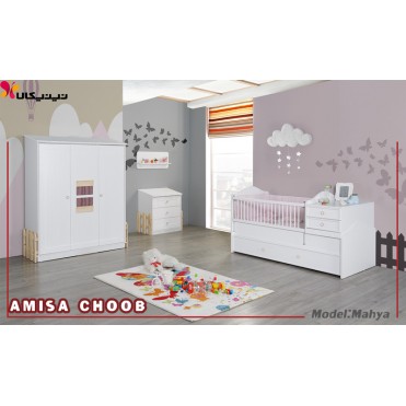 سرویس خواب نوزاد و نوجوان آمیسا مدل محیا
