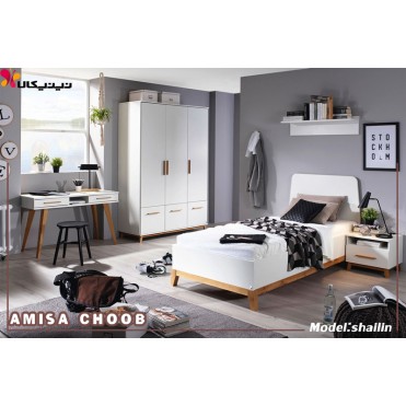 سرویس خواب کودک و نوجوان آمیسا مدل شایلین