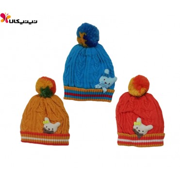 کلاه بافتنی نوزاد مدل خرگوش
