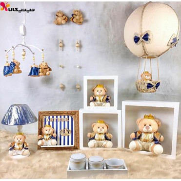 شلف سه عددی اتاق کودک آمیساچوب مدل مستطیل