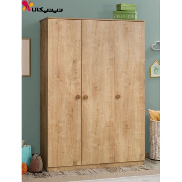 کمد سه درب نوزاد آمیساچوب مدل موکا