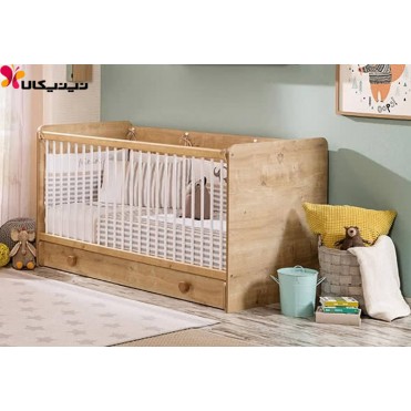 تخت خواب نوزاد آمیساچوب مدل موکا