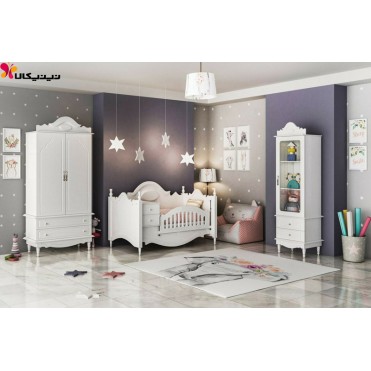 سرویس خواب نوزاد و نوجوان آمیساچوب مدل کارینا