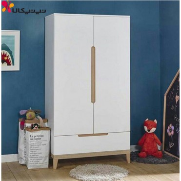 کمد دو درب نوزاد و نوجوان آمیساچوب مدل رزالین