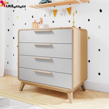 دراور نوزاد آمیساچوب مدل ایساتیس رنگ طوسی