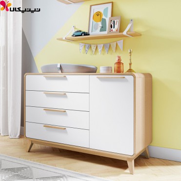 دراور نوزاد آمیساچوب مدل ایساتیس رنگ چوب