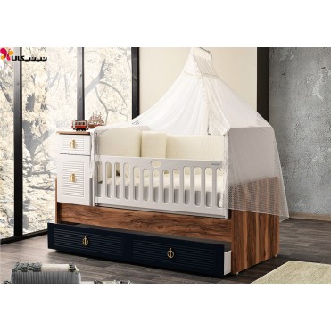 تخت خواب نوزاد و نوجوان آمیساچوب مدل روما