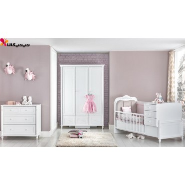 سرویس خواب نوزاد و نوجوان آمیساچوب مدل الین