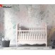 تخت خواب چوبی نوزاد آمیساچوب مدل گالریا