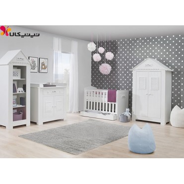 سرویس خواب کلبه ای نوزاد آمیساچوب مدل جاناتا