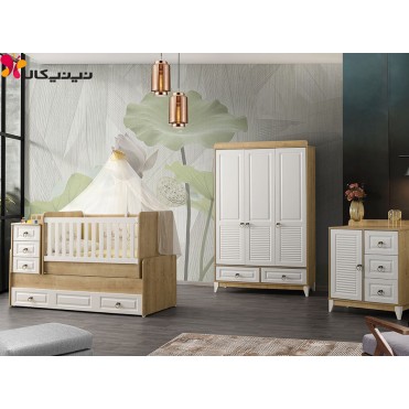 سرویس خواب نوزاد و نوجوان آمیساچوب مدل ژیوانو