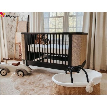 تخت چوبی نوزاد آمیساچوب مدل اوتانا