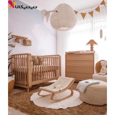 سرویس خواب چوبی نوزاد آمیساچوب مدل فونیکس