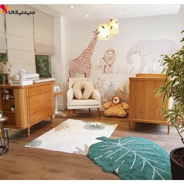 سرویس خواب چوبی نوزاد آمیساچوب مدل لوسیانو