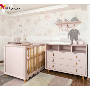 سرویس خواب کلبه ای نوزاد آمیساچوب مدل دایانا