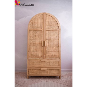 کمد چوبی حصیری کودک آمیساچوب مدل فونیکس