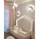 تخت خواب کودک کلبه ای دیواری آمیسا مدل آلکا