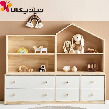 دراور باکس کودک کلبه آمیساچوب مدل بی بی هاوس