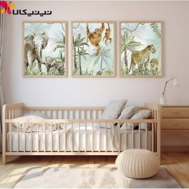 تخت خواب کودک و نوجوان آمیسا مدل سیدورا