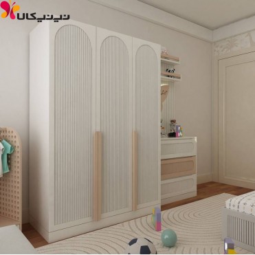 کمد سه درب کودک آمیساچوب مدل تریتا