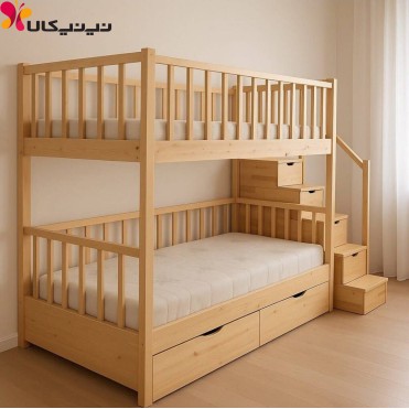 تخت دو طبقه آمیساچوب مدل آیناز