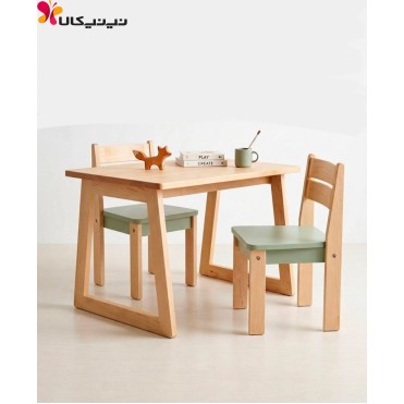 میز تحریر و صندلی کودک آمیسا مدل شیکاگو