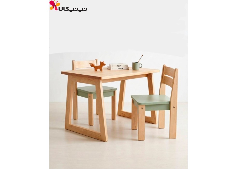 میز تحریر و صندلی کودک آمیسا مدل شیکاگو میز تحریر و صندلی کودک آمیسا مدل شیکاگو