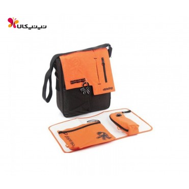 ساک لوازم 4 تکه نارنجی مشکی برند اوکی داگ-Okiedog  کد24219