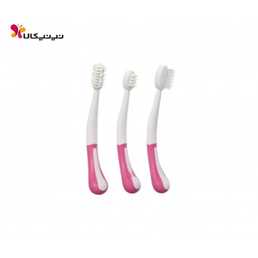 ست مسواک 3 مرحله ای صورتی دریم بی بی-Dreambaby کد F324