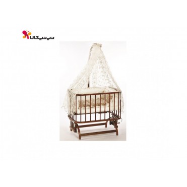 تخت نوزاد کنار مادر بی بی تچ BabyTech کد 101 توری طرح دار