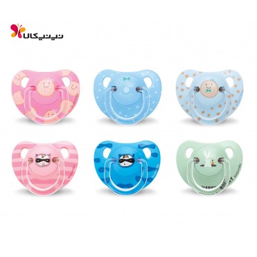 پستانک سیلیکونی ارتودنسی 6-18 ماه سواوینکس-Suavinex کد 3801096