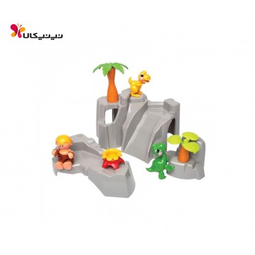 اسباب بازی ست کوه و دایناسور برند تولو TOLO _  کد 87359
