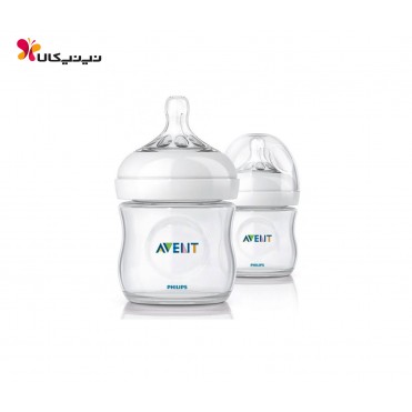 شیشه شیر2 عددی نچرال 125 میل فیلیپس اونت -Philips Avent