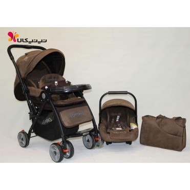 ست کالسکه کریر و ساک لوازم نوزاد اسپرینگ مدل 047K